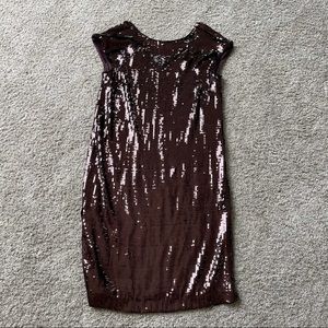 Anthropologie Sequined Dress